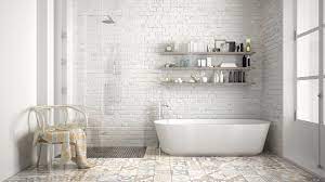 tile flooring in the kitchen bathroom