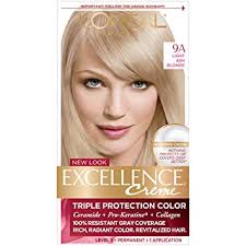 The better condition your hair has, the higher ability the dye can stay on your hair. Amazon Com L Oreal Paris Excellence Creme Permanent Hair Color 9a Light Ash Blonde 100 Gray Coverage Hair Dye Pack Of 1 Chemical Hair Dyes Beauty