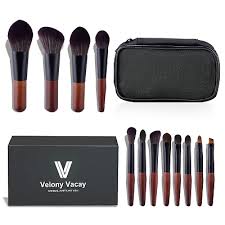 velony vacay makeup brushes set 12 pcs