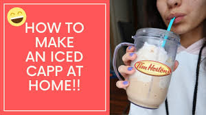 how to make tim hortons iced cappuccino