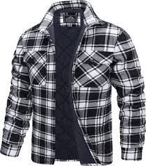 mens black and white check jacket
