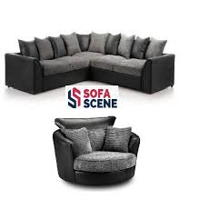 faux leather corner sofa swivel chair
