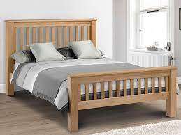 oak wooden bed frame