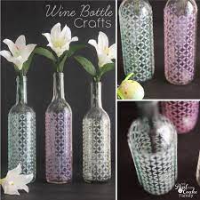 Stenciled Glass Mason Jar Crafts Love