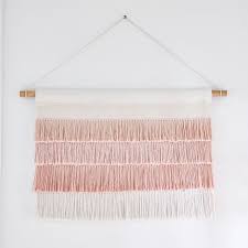Ombre Macrame Fringe Wall Hanging