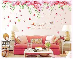 cherry blossom flowers tree wall decal