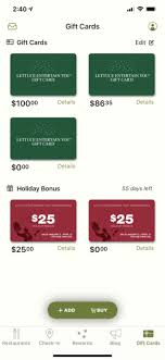 gift cards to the lettuceeats app