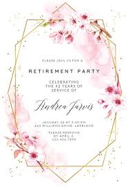 Retirement announcement templates free creative images. Retirement Farewell Party Invitation Templates Free Greetings Island