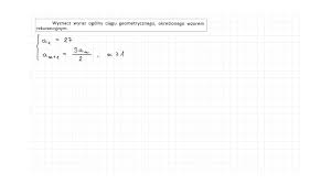2.70/s.35/ZP3OE] Wyznacz wyraz ogólny ciągu geometrycznego, określonego  wzorem rekurencyjnym. - YouTube