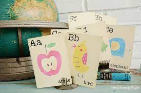 Free Printable Vintage Flash Cards I