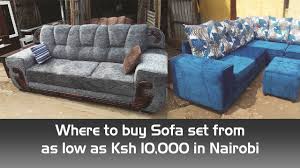 where to sofa set that cost ksh 10