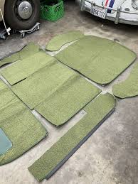 moss pea green carpet kit vw bug