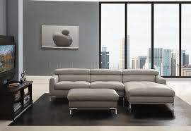 leather modern sectional sofa