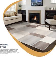 modern geometric indoor area rug