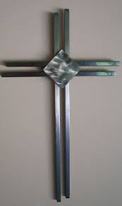 Modern Metal Wall Cross Metal Cross