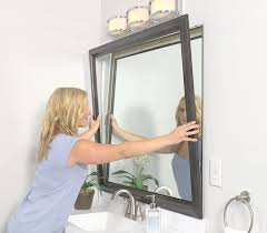bathroom mirrors mirror frame kits