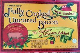 trader joe s fully cooked uncured bacon