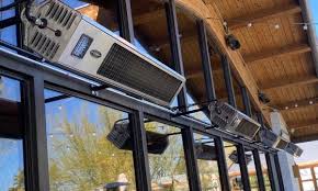 outdoor patio heaters gas electric