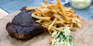 steak frites with blue cheese er recipe