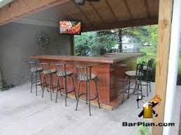 Backyard Bar Plans Easy Home Bar Plans