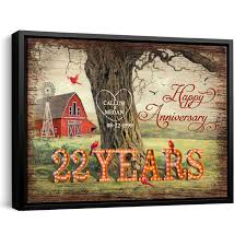 22nd anniversary gift 22 year