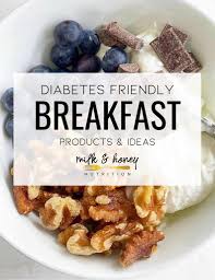 healthy diabetes breakfast ideas