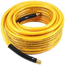 Air Hose Yellow Pvc With 1 4 Inch Male