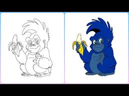 how to draw terk from tarzan easy