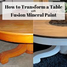 Table With Fusion Mineral Paint