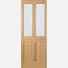 Malton Internal Oak Door With Clear