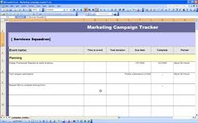 Marketing Campaign Tracker Excel Templates