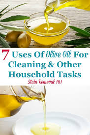 7 uses of olive oil for cleaning