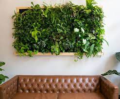 diy faux greenery wall decor