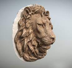 Lion Head Wall Sculpture 3d Model Cadnav