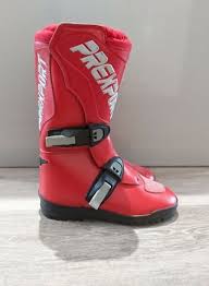 kids motorcycle prexport red boots size