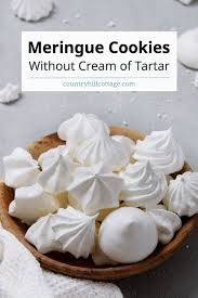 meringue cookies without cream of tartar