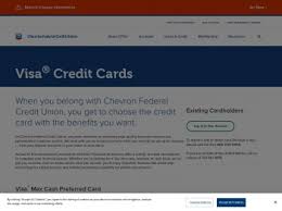 Because without doing the following, one cannot proceed with the use of the. Chevron Federal Credit Union Credit Card Login Credit One