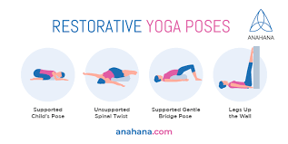 restorative yoga poses sequences