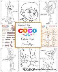 Coco is a 2017 disney / pixar cgi fantasy film. Print These Cute Disney Pixar S Coco Coloring Pages
