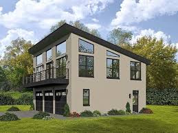 Plan 51589 Modern Style With 1 Bed 2