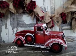 Free shipping on orders over $25 shipped by amazon. Last 1 Large Metal Vintage Old Fashioned Red Truck Christmas Etsy