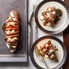 Hasselback Sweet Potatoes With Marshmallows
