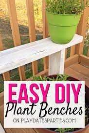 Easy Diy Potted Plant Benches Orc Week 2