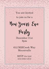 Open doors and windows, weather permitting. New Year S Eve Party Invitations 2020