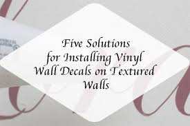 Installing Vinyl Wall Decals