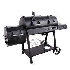 charcoal grill combo with smoker
