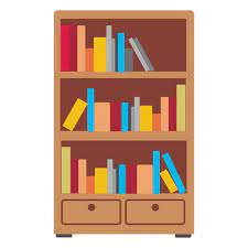 Wooden Bookshelf Icon Ad Paid