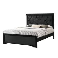 Crown Mark Amalia Black Bed With