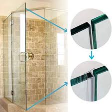 2pcs Bathroom Glass Door Waterproof