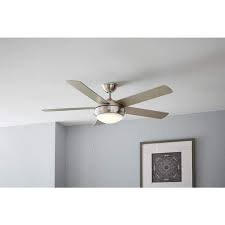 hton bay sw20006 bn claret 52 in indoor brushed nickel ceiling fan with light kit